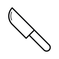 knife icon vector template design flat and simple