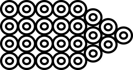 Linear Arrow icons set. Modern graphic direction signs