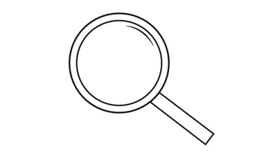 zoom icon illustration on white background