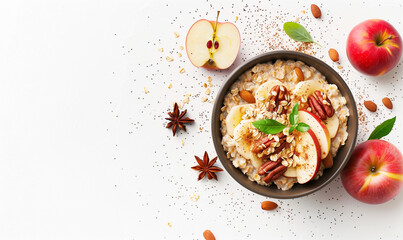 Hearty and Healthy: Apple Oatmeal Porridge for Breakfast