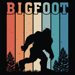 bigfoot big foot t-shirt design svg