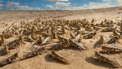 Titel: Exodus: The Plague of Locusts - God's Eighth Plague on Egypt. Bible.