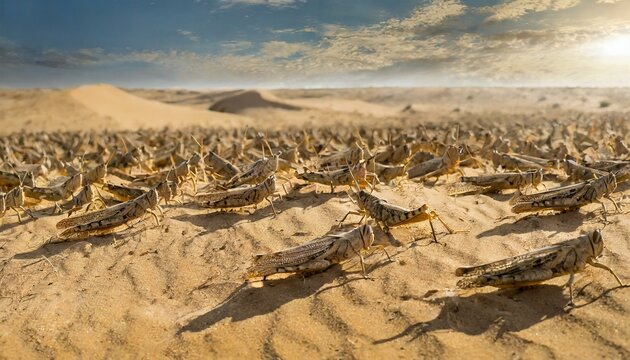 Titel: Exodus: The Plague of Locusts - God's Eighth Plague on Egypt. Bible.