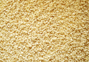 Sesame seeds texture. Food background. Healthy diet 