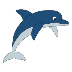 Colorful Dolphin Clipart for Lovers of Aquatic Life of Sea Animals and Ocean Creatures