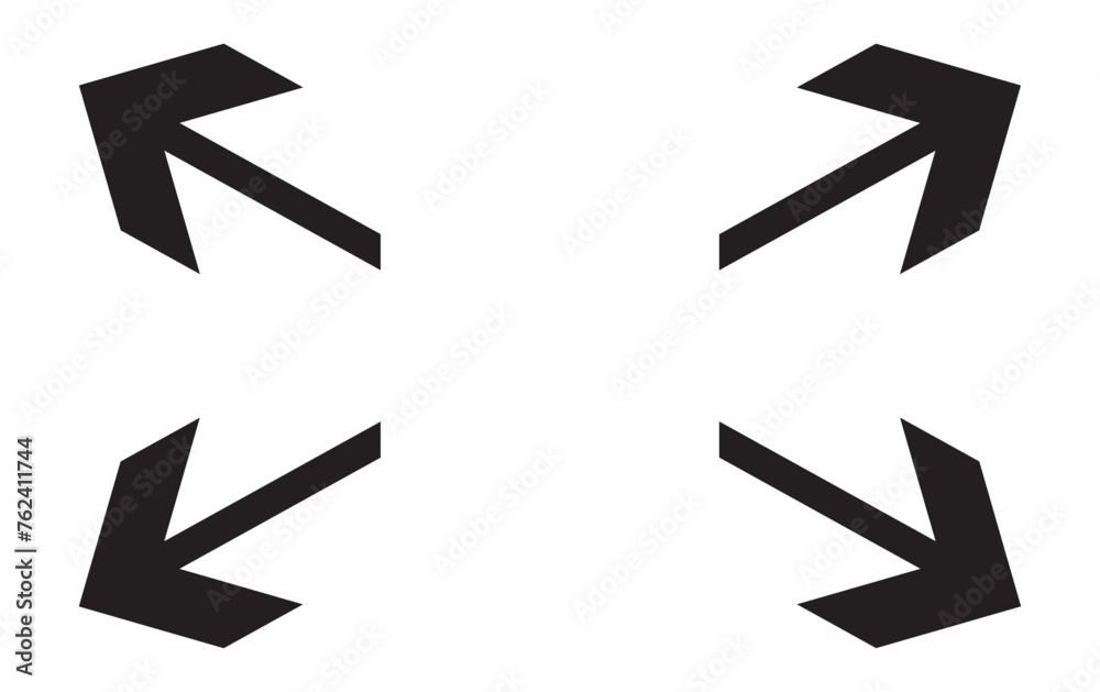 Canvas Prints arrow design graphic in tools zoom icon
