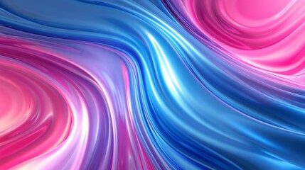 Pink and Blue Background With Swirling Patterns