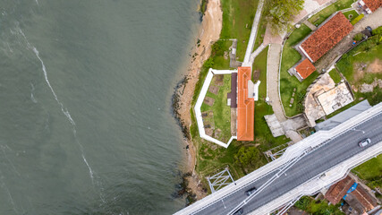 City of Florianopolis, Hercilio Luz Bridge. © marabelo