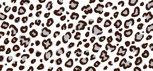 Fototapeten Cartoon leopard print. safari leopard pattern, line pattern. Animal skin, tiger stripes, wave sign. jungle patroon. Spotted fur texture. Tiger strip texture. black and white, camouflage pattern. © MarkRademaker