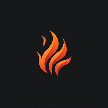 Dynamic flame evolving into an eye-catching and powerful logo design.