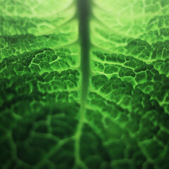 close-up cabbage savoy leaf texture