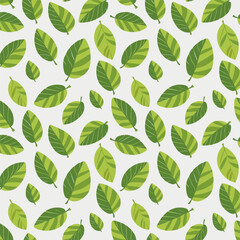 Seamless leaf pattern design 