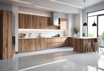 Fototapeta premium modern kitchen interior