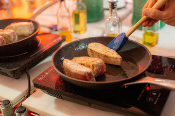 Frying fish, Mexico