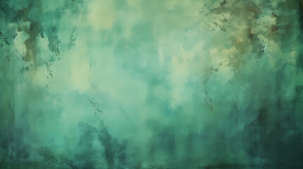 Obraz na płótnie Canvas Green abstract painting background