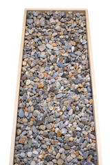 
pebble path made in the apartment, png file