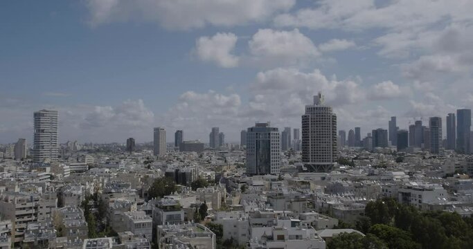 architecture, building, business, city, city center, cityscape, corporate, dizengoff, dizengoff center, downtown, exterior, footage, height, israel, landmark, migdal shalom, modern, office buildings e