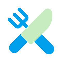 cutlery duo tone icon