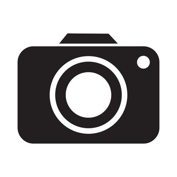 Photo camera vector icon isolated eps10