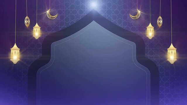 Islamic background in seamless loop