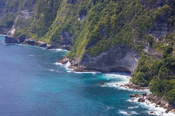 Obraz premium beautiful views of the sea, ocean coast and cliffs