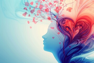 abstract background for National Stress Awareness Day