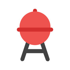 barbecue flat icon