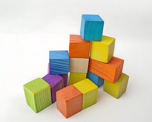 Fototapeta premium wooden blocks