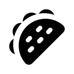 taco glyph icon