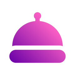 food tray gradient icon