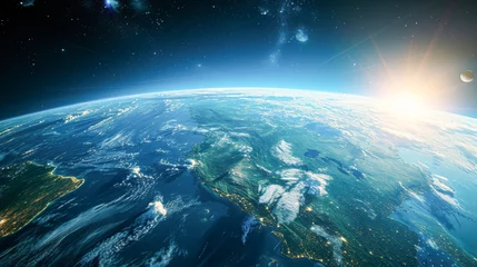 Tuinposter 宇宙から撮影した地球 © maroke