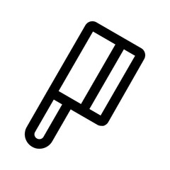 knife line icon