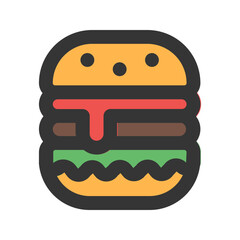 hamburger line color icon