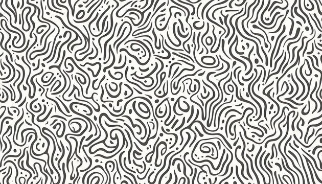 Black pattern Background on white