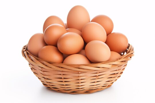 a basket of eggs
