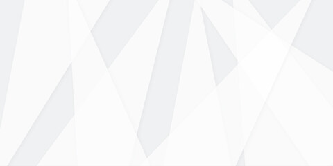 Obraz premium Abstract white and gray line background design. abstract white and grey on light silver background modern design. Low poly vector illustration. triangle pattern gradient background.