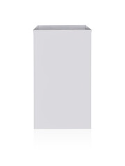blank packaging white cardboard box, transparent background