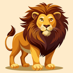Fototapeta premium lion illustration 