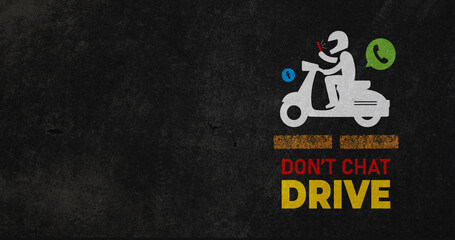 safe drive, save life concept
