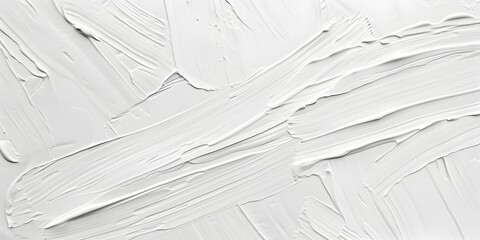 Obraz premium Elegant White Brushstrokes Evoke Textured Expression