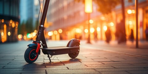 electric scooter public transport Generative AI