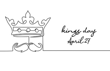 line art of kings day good for kings day celebrate. line art. illustration.