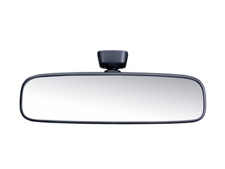 Image of interior rearview mirrors car part, transparent background © Retouch man