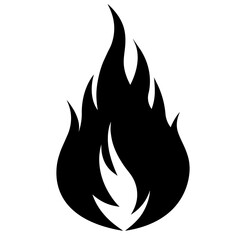 campfire flame fire icon