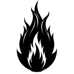 campfire flame fire icon