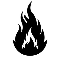 campfire flame fire icon