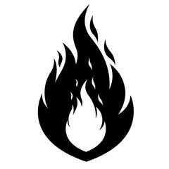 campfire flame fire icon