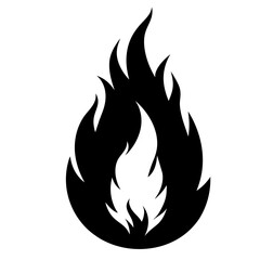 campfire flame fire icon