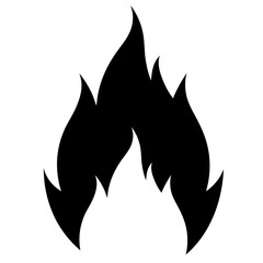 campfire flame fire icon