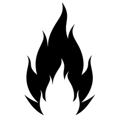 campfire flame fire icon